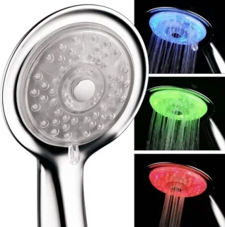 Handdouche met LED - Douchekop - 150 cm slang - Chroom