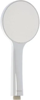 Handdouche met siliconen noppen, 110 mm, chroom-wit