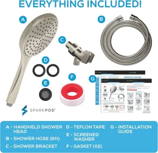 Handdouche met slang