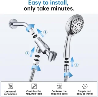 Handdouche met slang