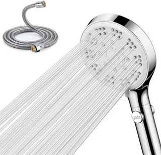 Handdouche regendouche met slang in chroom