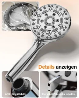 Handdouche & Regendouche Set met Slang