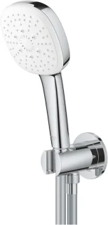 Handdouche set douchekop elleboog chroom