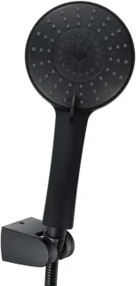 Handdouche set - douchekop massage - zwart