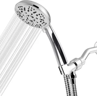 Handdouche set met slang chroom