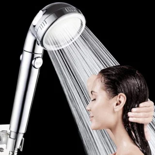 Handdouche set - regendouche - 1 stuk - chroom
