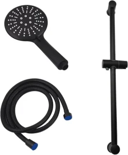 Handdouche set regendouche sproeiers mat zwart