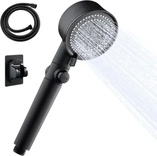 Handdouche set - Zwart