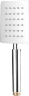 Handdouche vierkant 25 x 9 cm - zilver