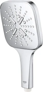 Handdouche vierkant modern 130 mm chroom
