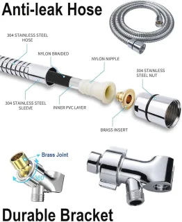 Handdouche voor bad en douche
