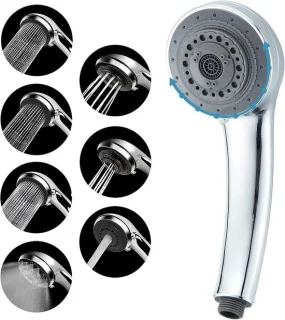 Handdouche zilver