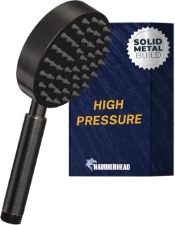 Handdouchekop 4 Inch Oliegewreven Brons