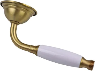 Handdouchekop roestvrij staal vintage antiek