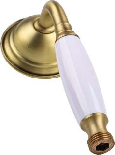 Handdouchekop roestvrij staal vintage antiek