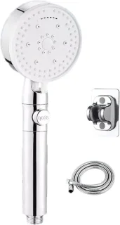 Handdouchekop zilver