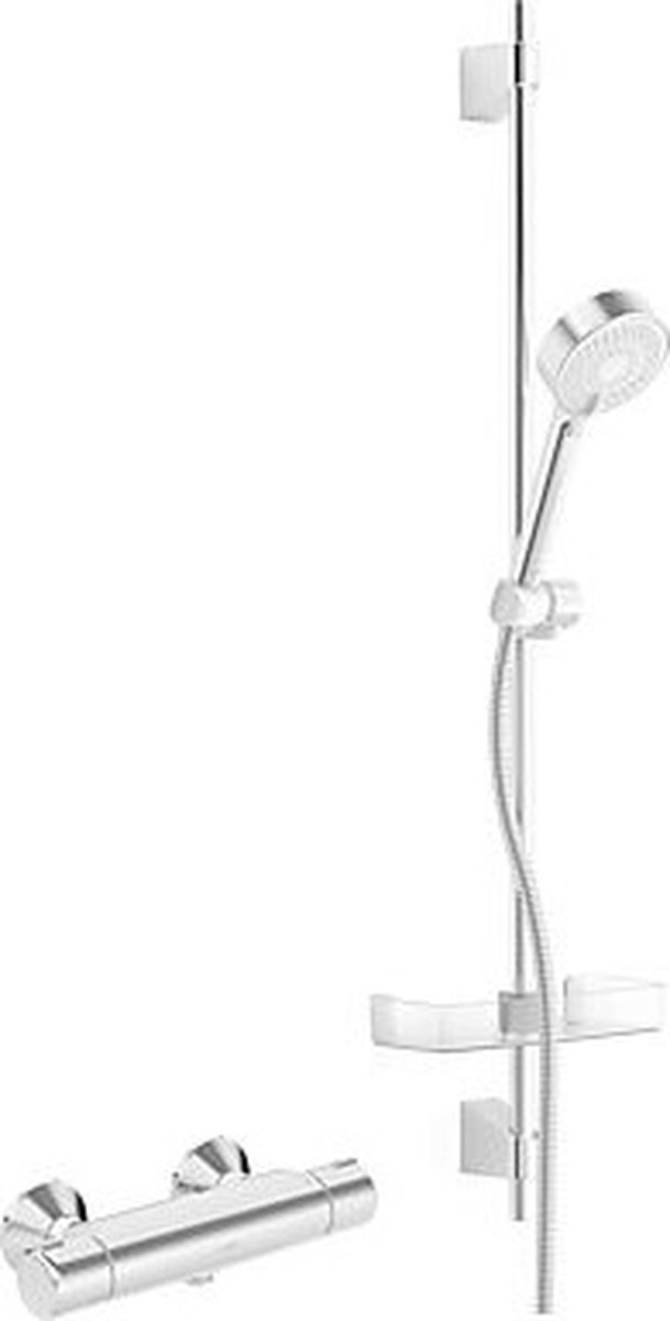 Hansa Hansamicra Hansabasicjet glijstangset 92cm chroom