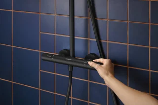 Hansgrohe Activera S Douchesysteem 24 cm Mat Zwart