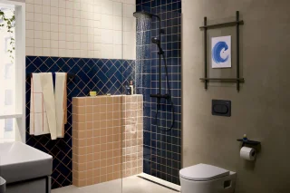 hansgrohe Activera S Showerpipe 240 mat zwart