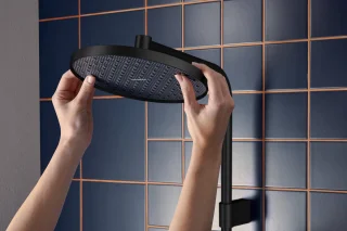 hansgrohe Activera S Showerpipe 240 mat zwart