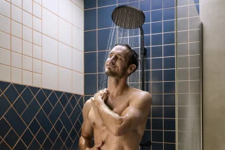 hansgrohe Activera S Showerpipe 240 mat zwart