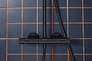 hansgrohe Activera S Showerpipe 240 mat zwart
