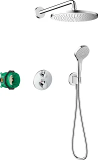 hansgrohe Croma 280 1jet inbouw doucheset chroom
