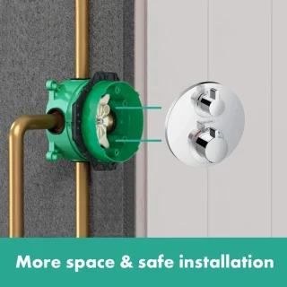 hansgrohe Croma 280 1jet inbouw doucheset chroom