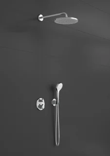 hansgrohe Croma 280 1jet inbouw doucheset chroom
