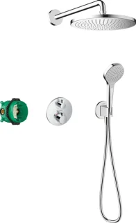 hansgrohe Croma 280 1jet inbouw doucheset chroom