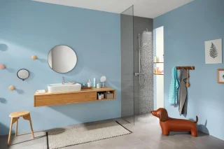 hansgrohe Croma E 1jet Showerpipe Thermostaat Chroom