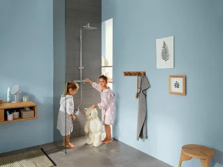 hansgrohe Croma E 1jet Showerpipe Thermostaat Chroom