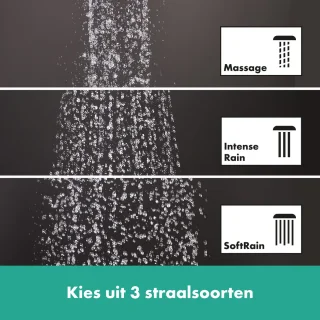 hansgrohe Croma Select S 280 Showerpipe Thermostaat Chroom