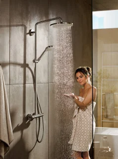 hansgrohe Croma Select S 280 Showerpipe Thermostaat Chroom