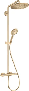 hansgrohe Croma Select S Showerpipe 280 1jet EcoSmart Brushed Bronze