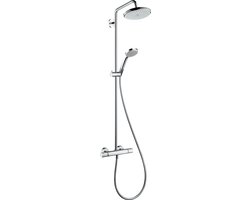 hansgrohe Croma Showerpipe 220 1jet Thermostaat Chroom