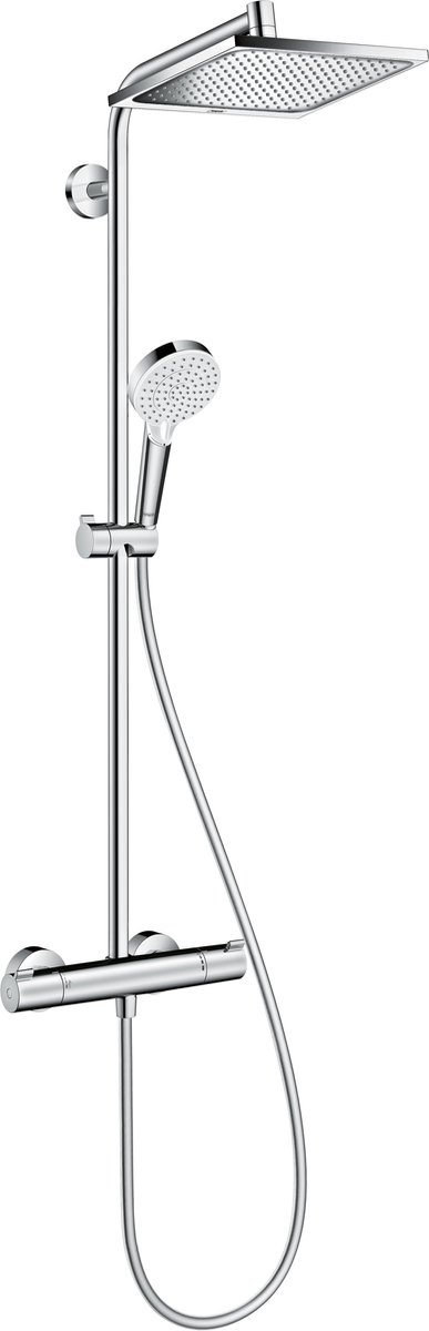 hansgrohe Crometta E 240 Showerpipe met thermostaat chroom