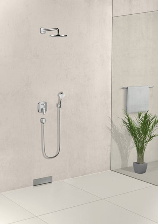 Hansgrohe Crometta Hoofddouche S 24 cm mat zwart