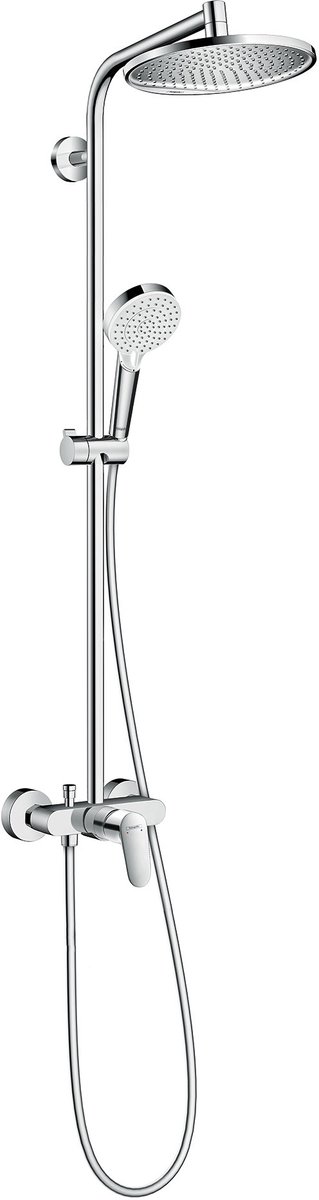 Wat vinden we goed aan de Hansgrohe Crometta S 240 1jet Showerpipe Chroom