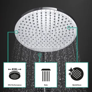 hansgrohe Crometta S 240 Showerpipe met badthermostaat chroom