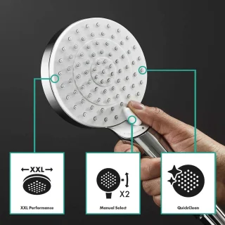hansgrohe Crometta S 240 Showerpipe met badthermostaat chroom