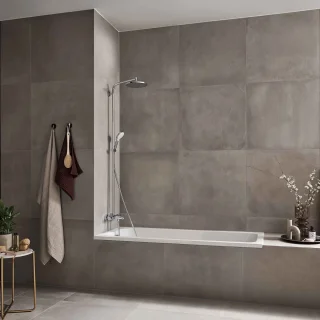 hansgrohe Crometta S 240 Showerpipe met badthermostaat chroom