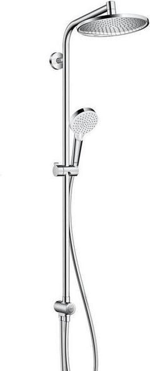 De Hansgrohe Crometta S 240 Showerpipe Reno Chroom in één oogopslag