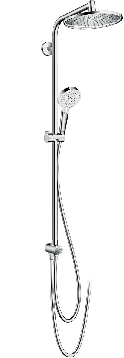 Wat vinden we goed aan de Hansgrohe Crometta S 240 Showerpipe Reno Chroom