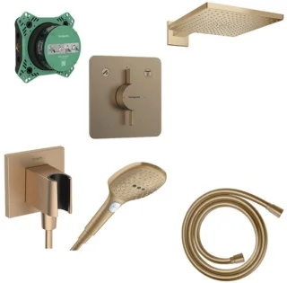 Hansgrohe Duoturn Q doucheset brushed bronze