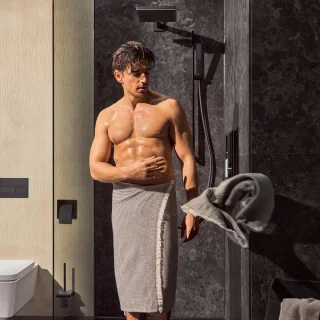 Hansgrohe Pulsify E Hoofddouche 26x26 cm Mat Zwart