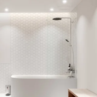 hansgrohe Pulsify S Showerpipe 260 1jet met badthermostaat chroom
