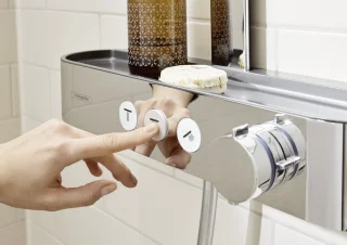hansgrohe Pulsify S Showerpipe 2jet EcoSmart chroom
