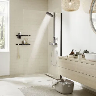 hansgrohe Pulsify S Showerpipe 2jet EcoSmart chroom