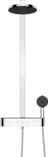 hansgrohe Pulsify S Showerpipe 2jet met ShowerTablet Select 400 chroom